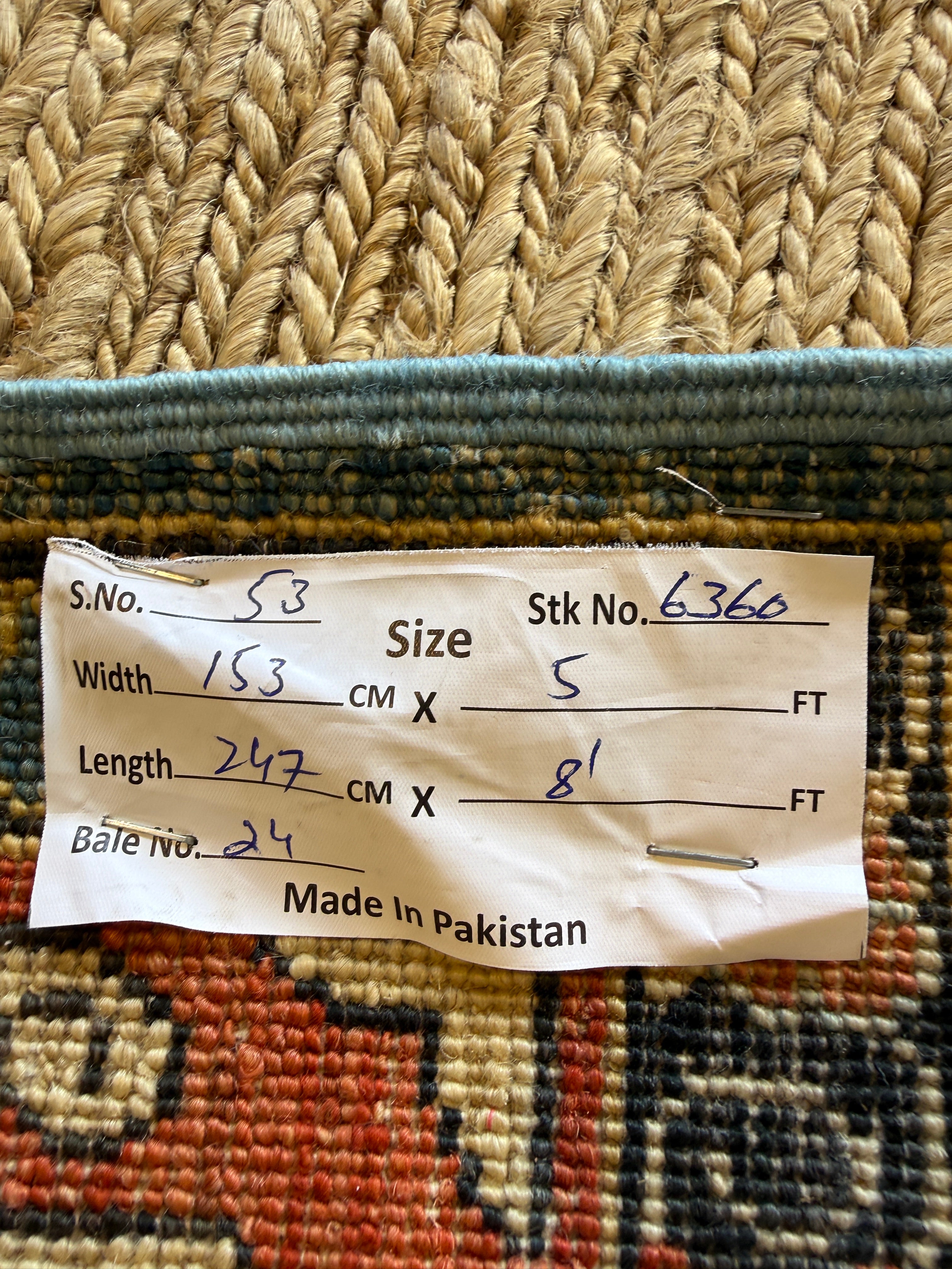 Haley Z. Boston 5x8.1 Red Chobi Afghani Rug