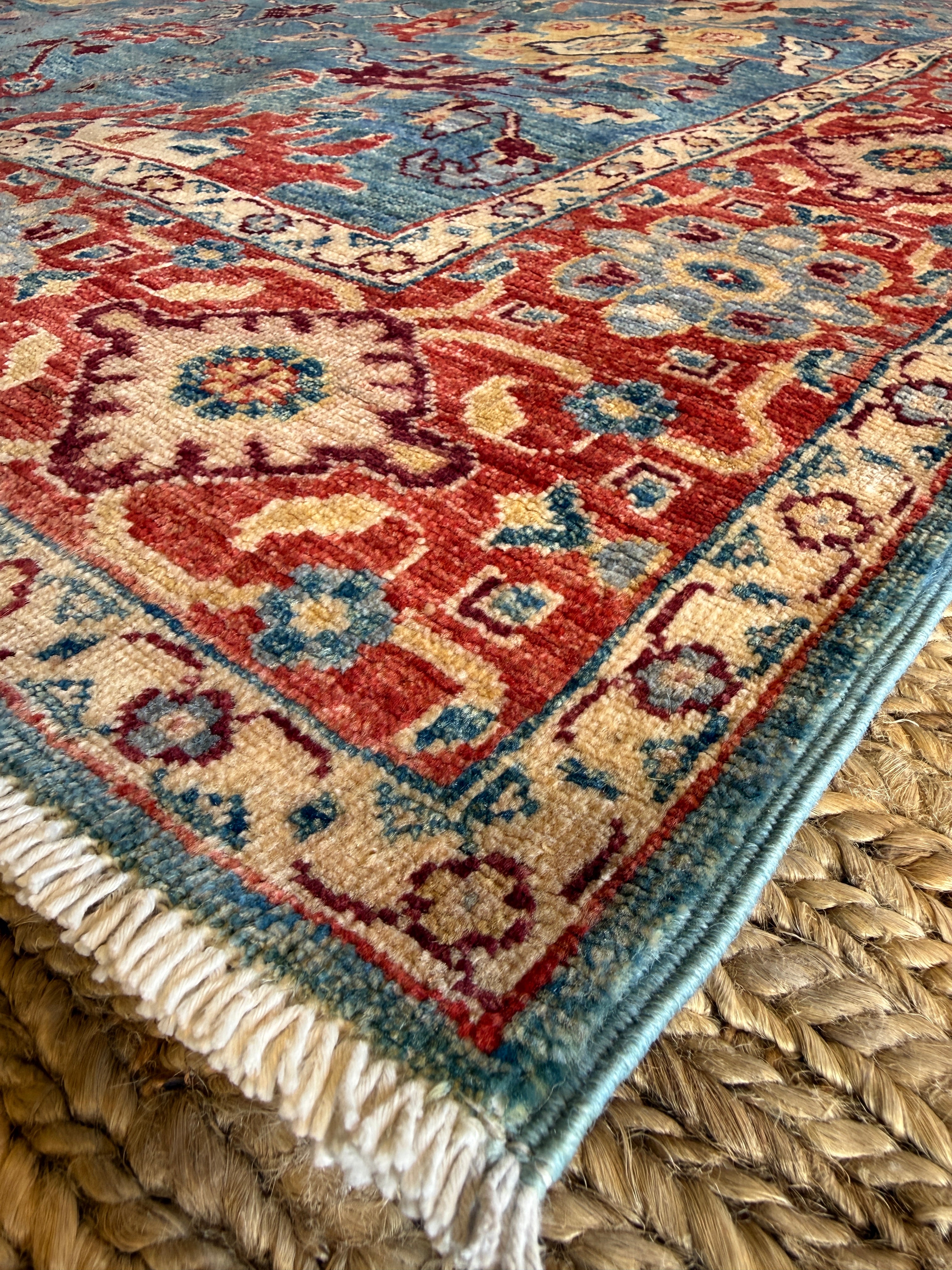 Lisa Brühlmann 5.10x8.10 Red Chobi Afghani Rug