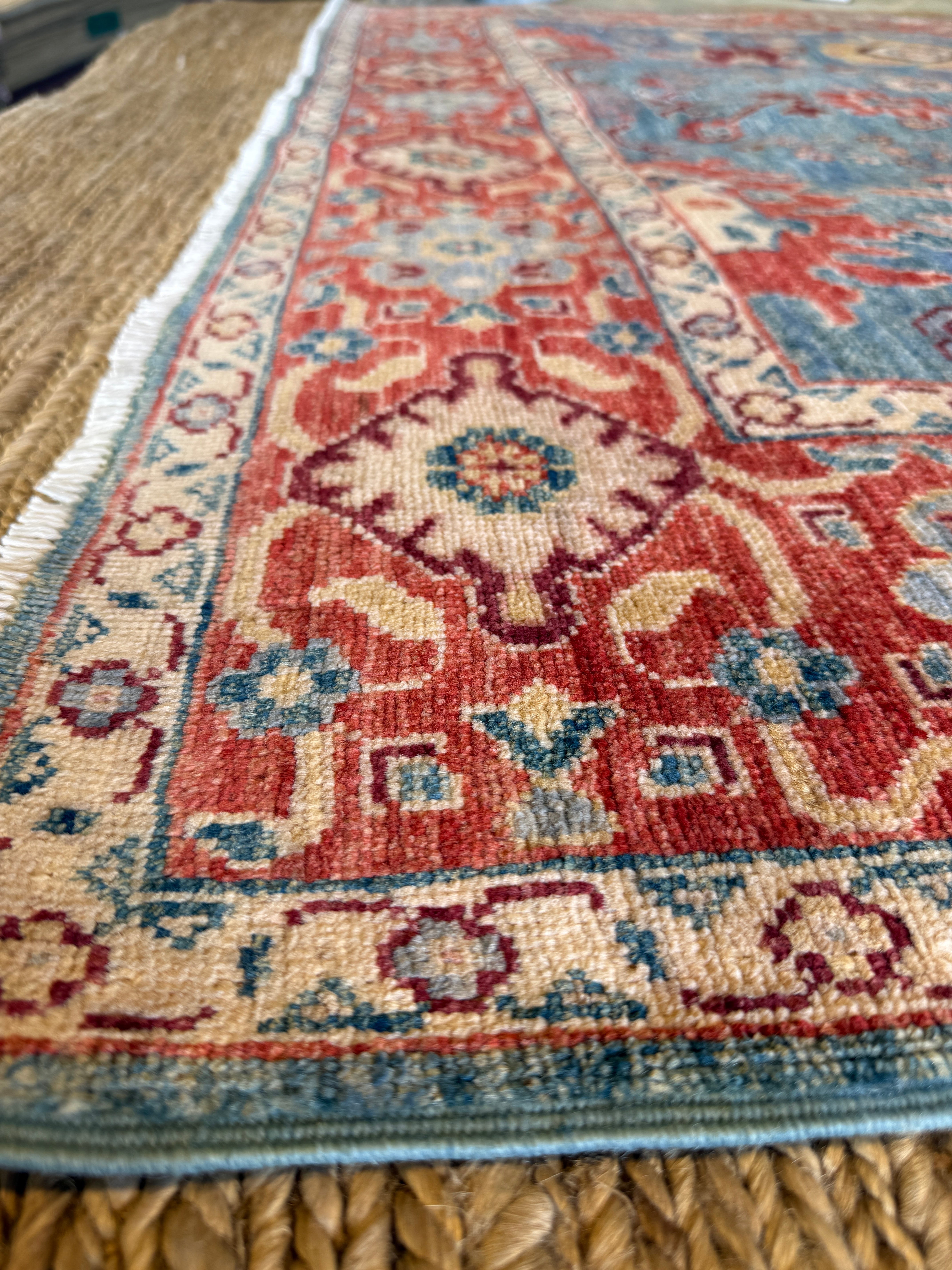 Lisa Brühlmann 5.10x8.10 Red Chobi Afghani Rug
