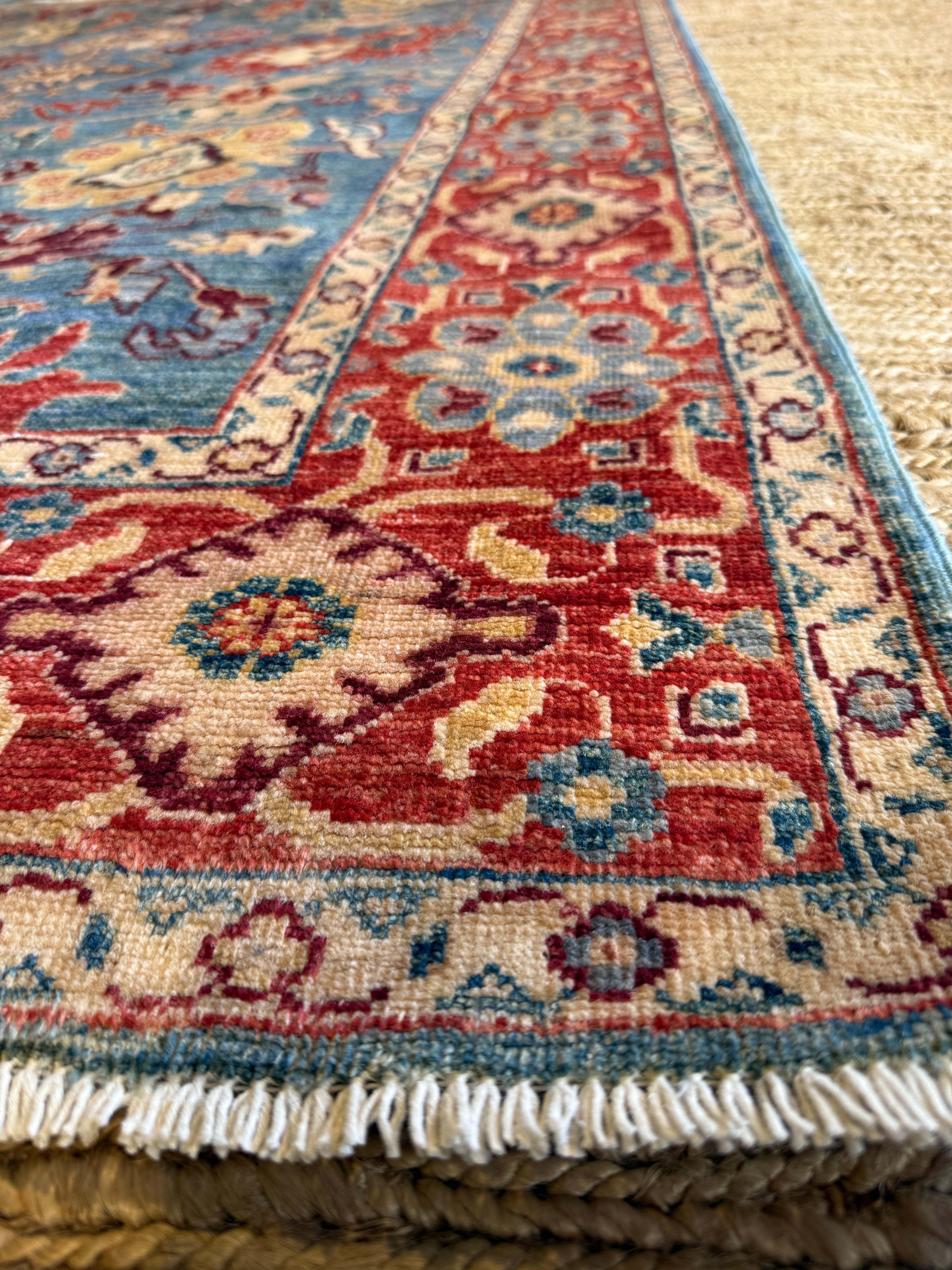 Lisa Brühlmann 5.10x8.10 Red Chobi Afghani Rug