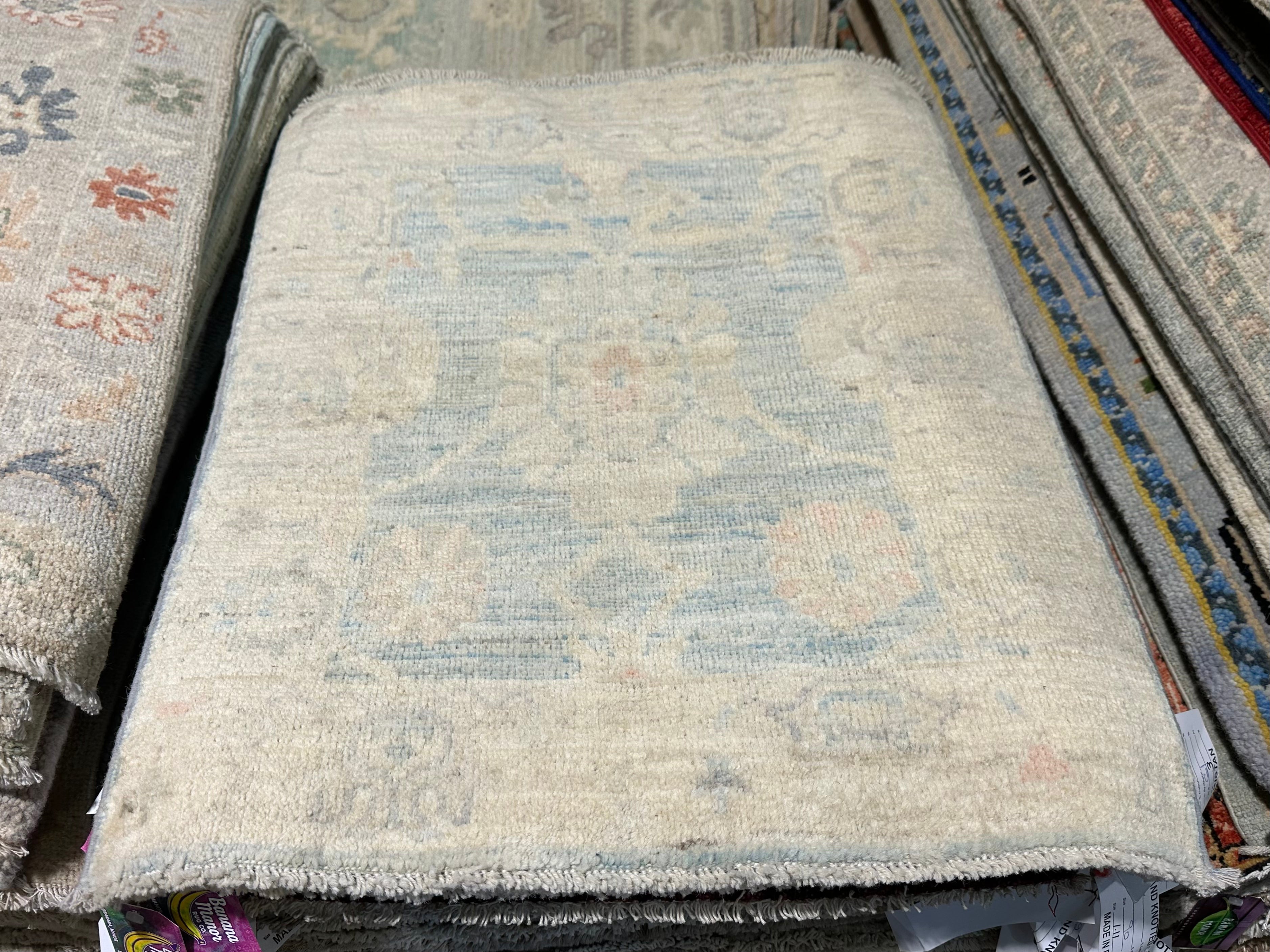 Julie Cooper 2.2x2.11 Afghani Whitewashed Oushak