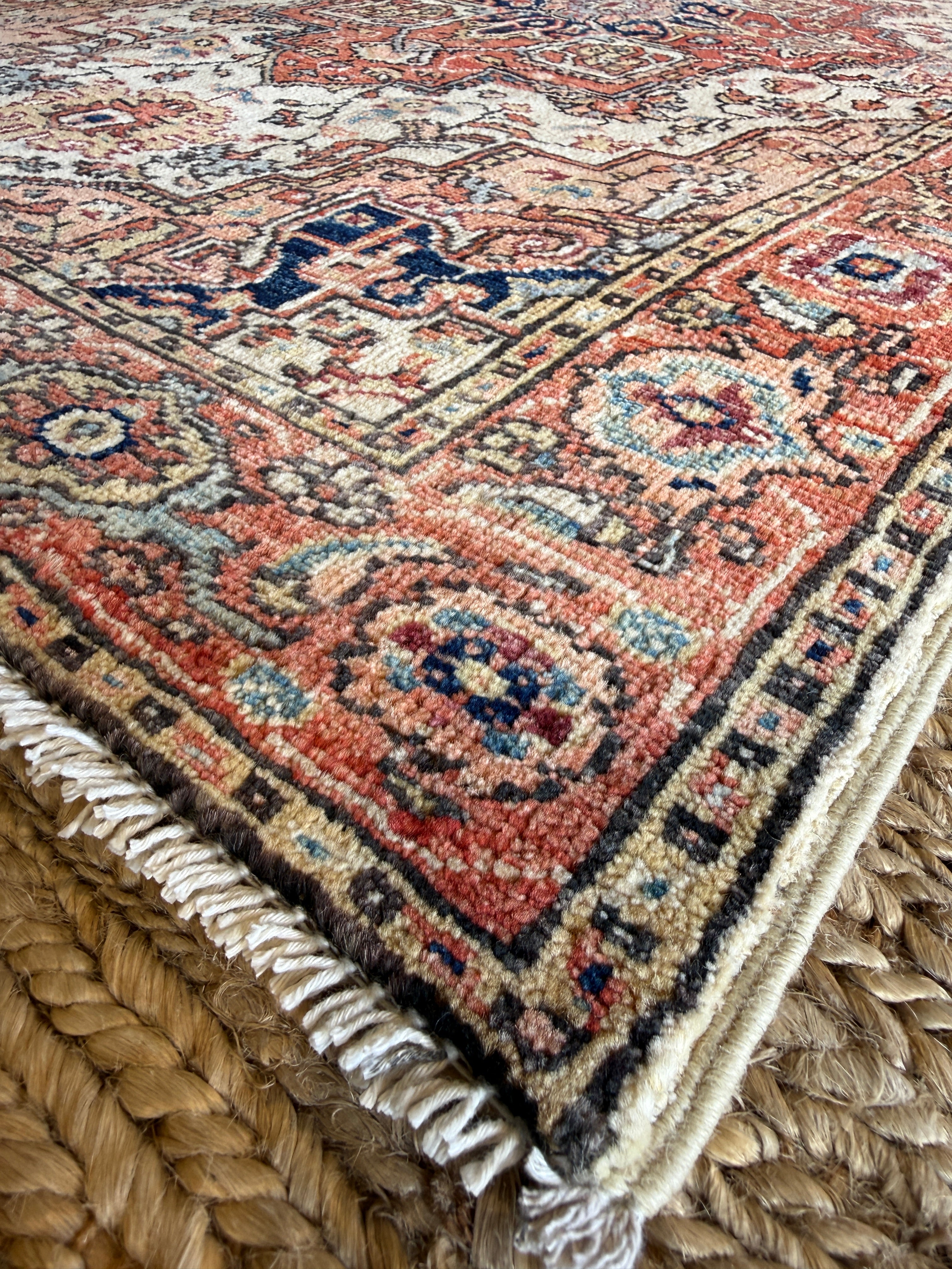 Weronika Tofilska 3.3x4.10 Pink Chobi Afghani Rug