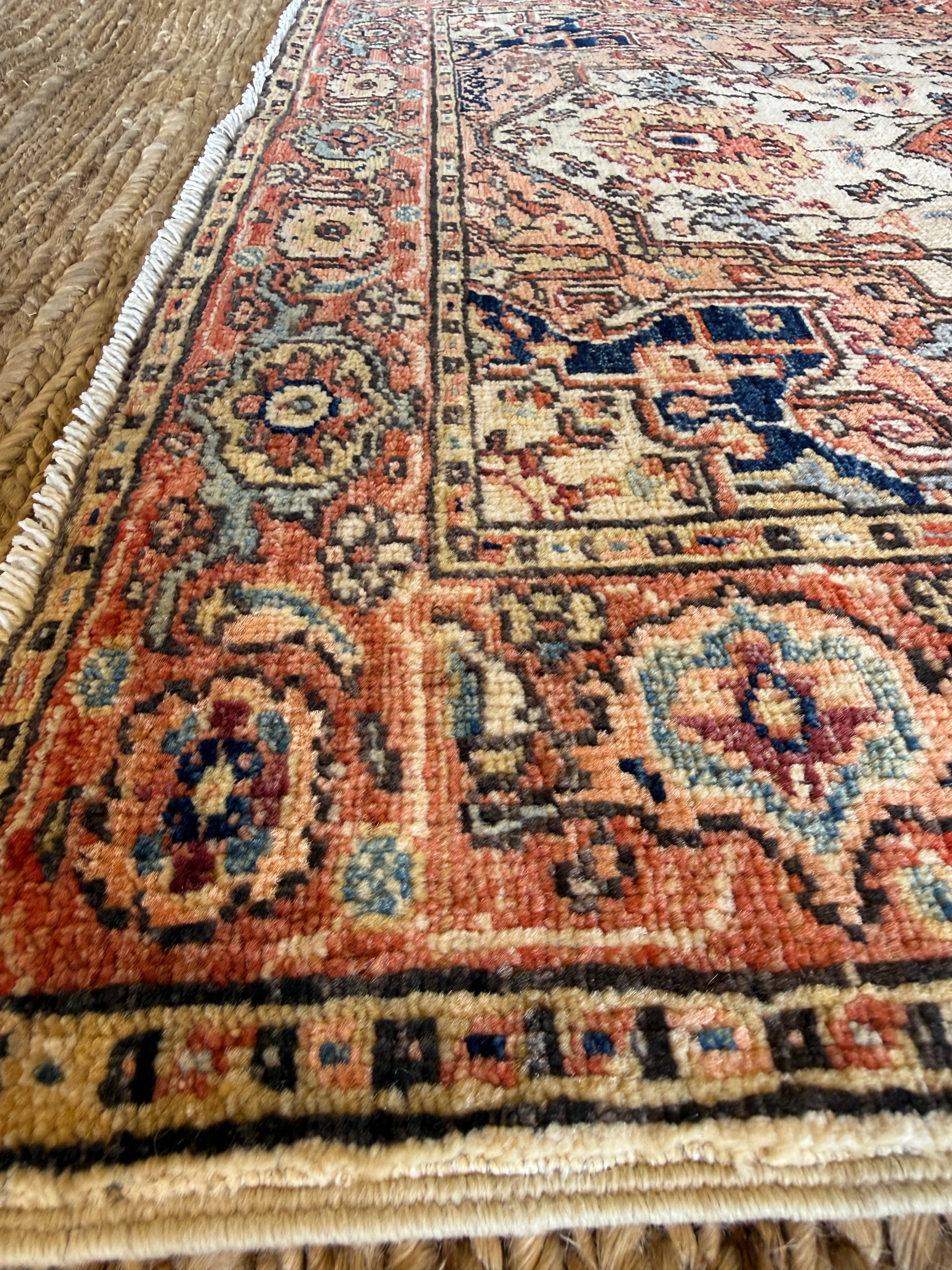 Weronika Tofilska 3.3x4.10 Pink Chobi Afghani Rug