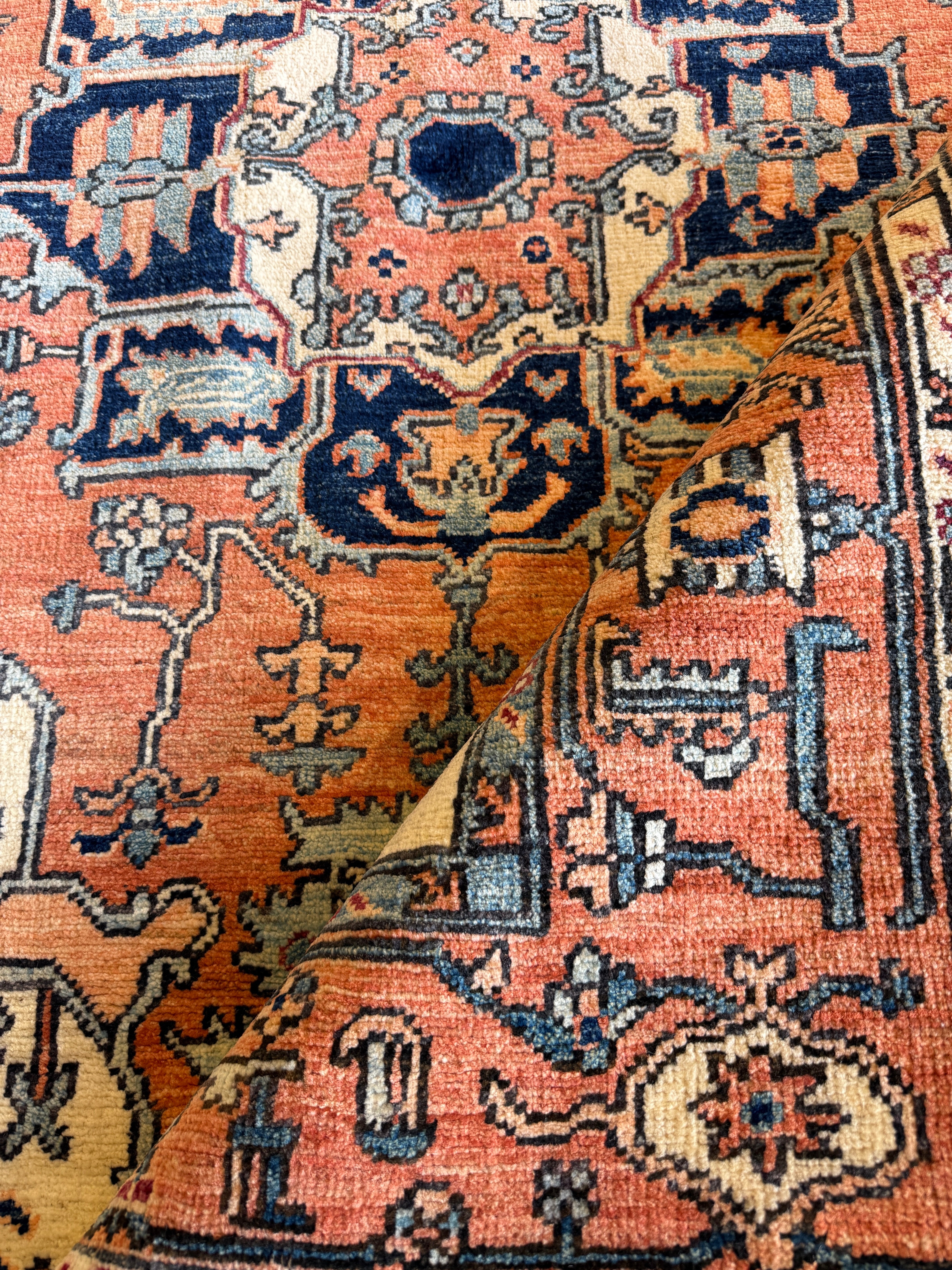 Portia 4.3x5.10 Pink Chobi Afghani Rug