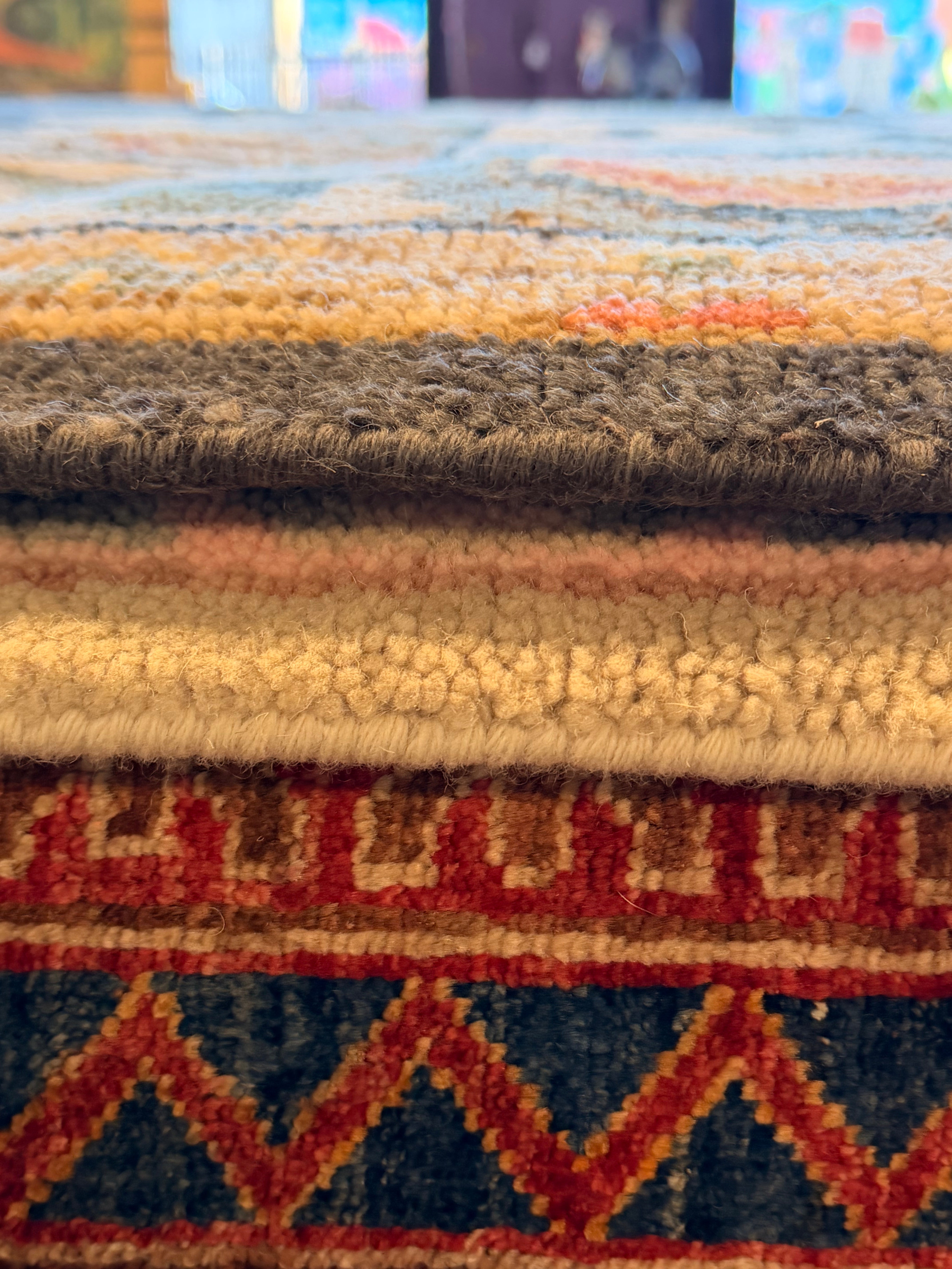 Anne McNally 9x12 Grey and Ivory Hand-Knotted Oushak Rug