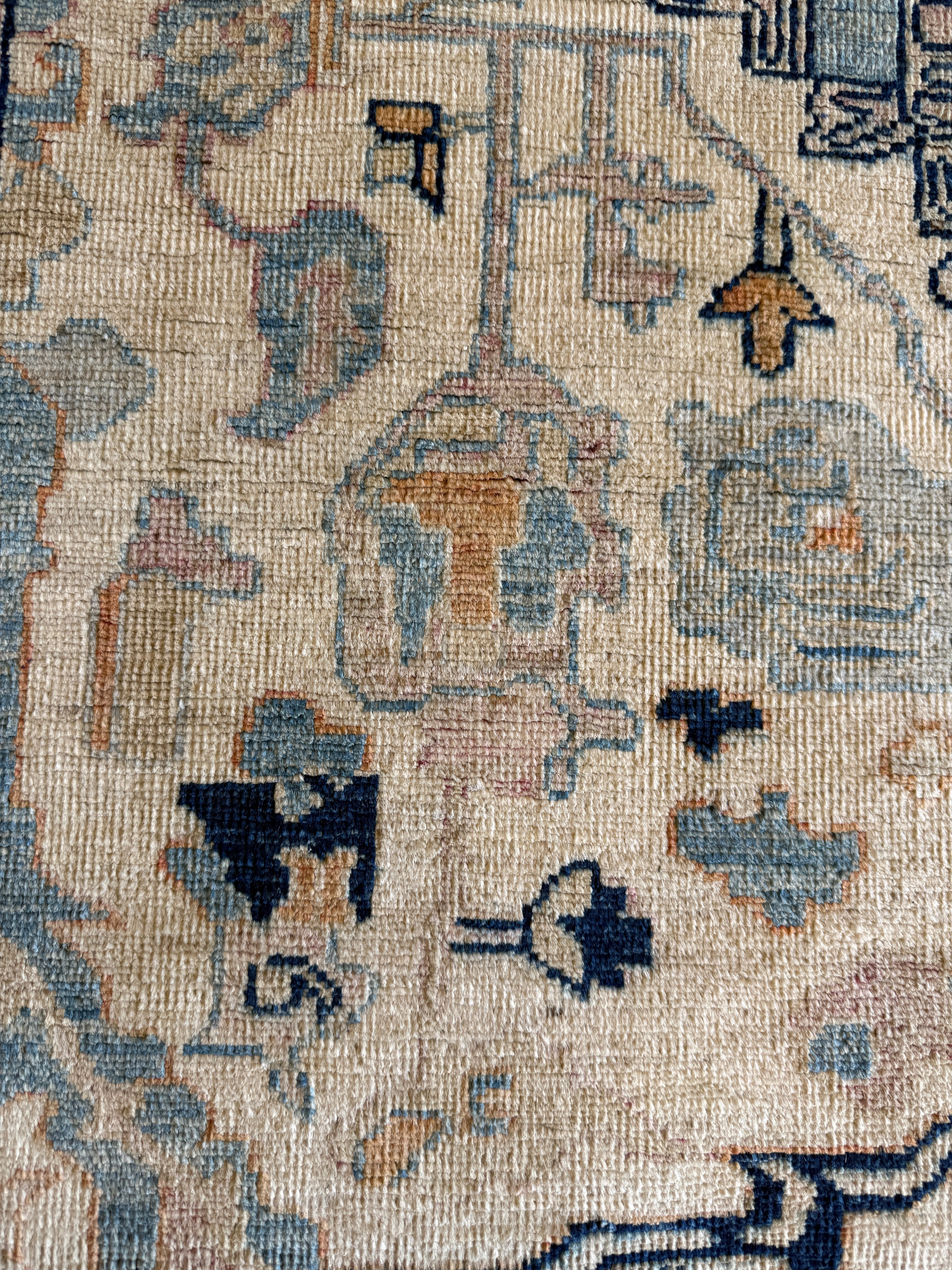 Alana B. Lytle 6.1x8.10 Blue Chobi Afghani Rug