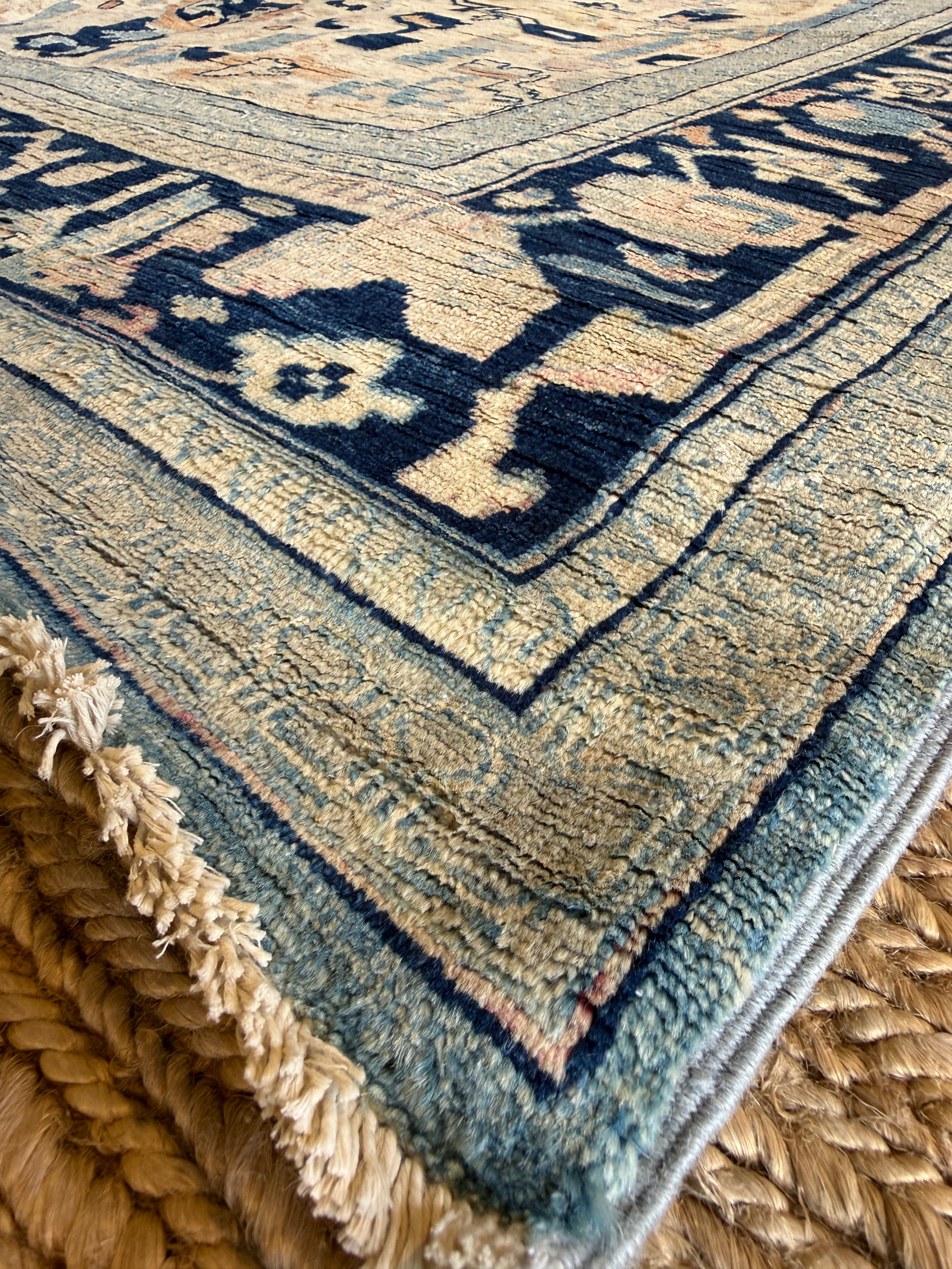 Alana B. Lytle 6.1x8.10 Blue Chobi Afghani Rug