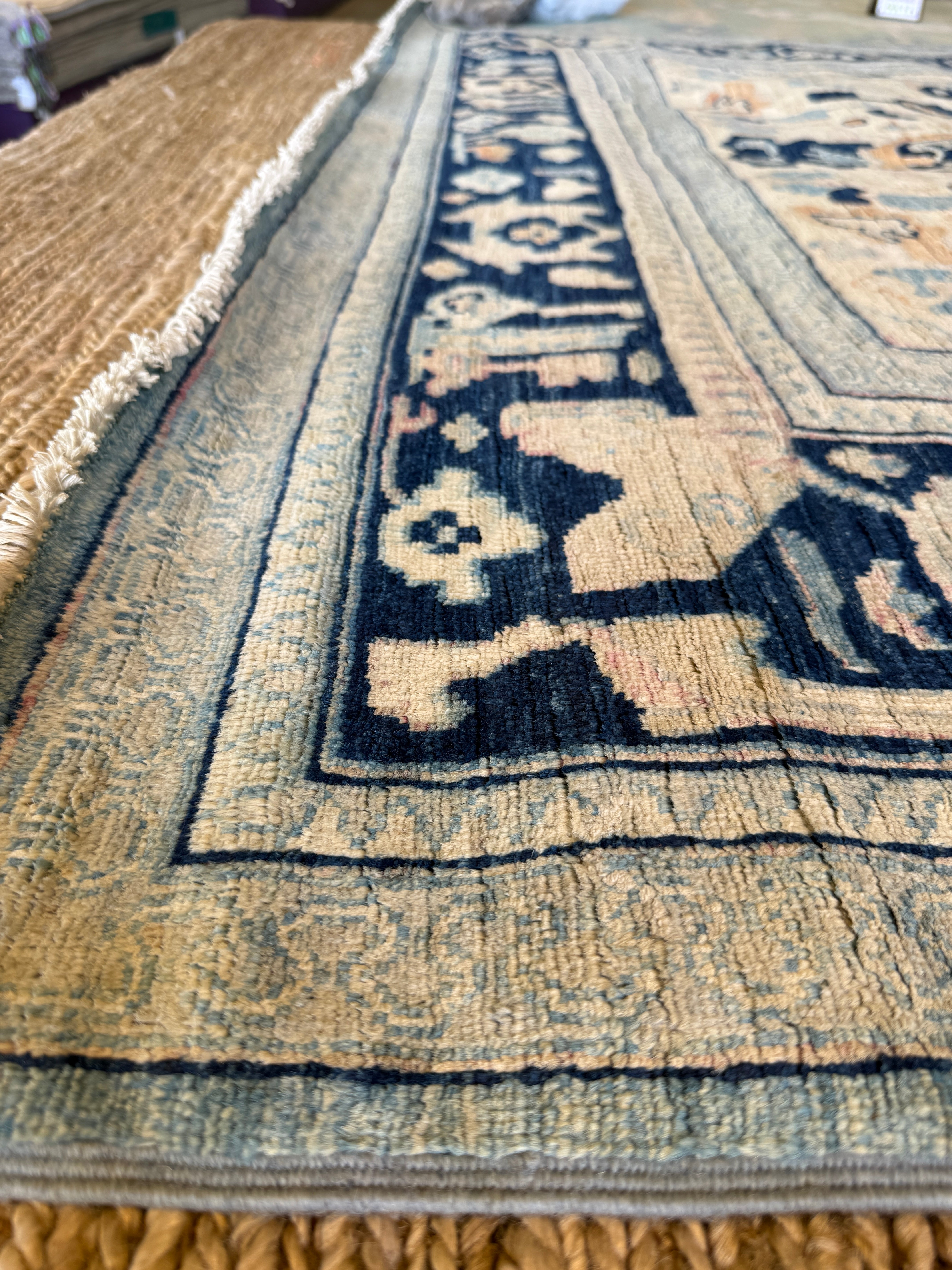 Alana B. Lytle 6.1x8.10 Blue Chobi Afghani Rug