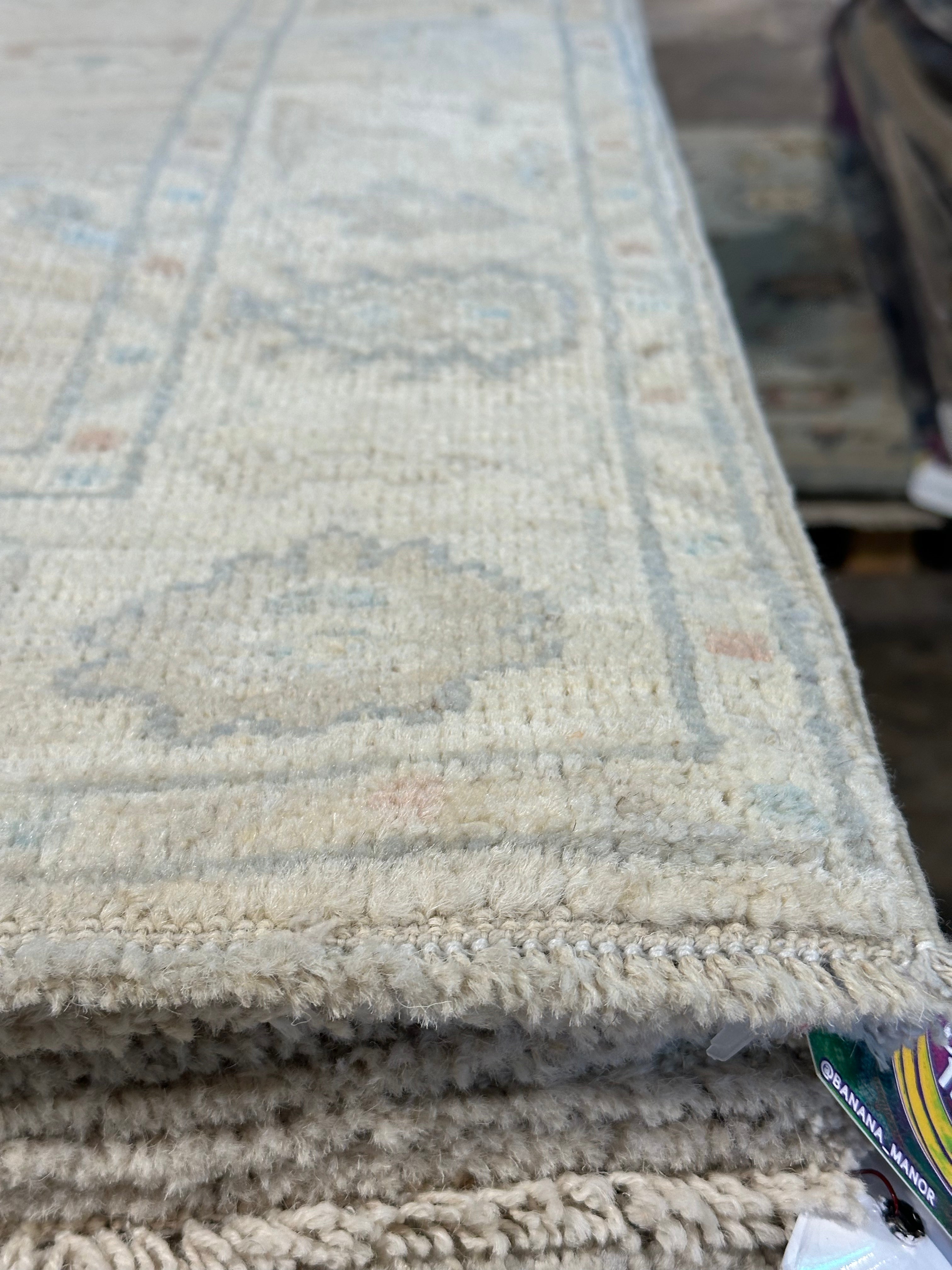 Melinda Clarke 2.7x4 Afghani Whitewashed Oushak