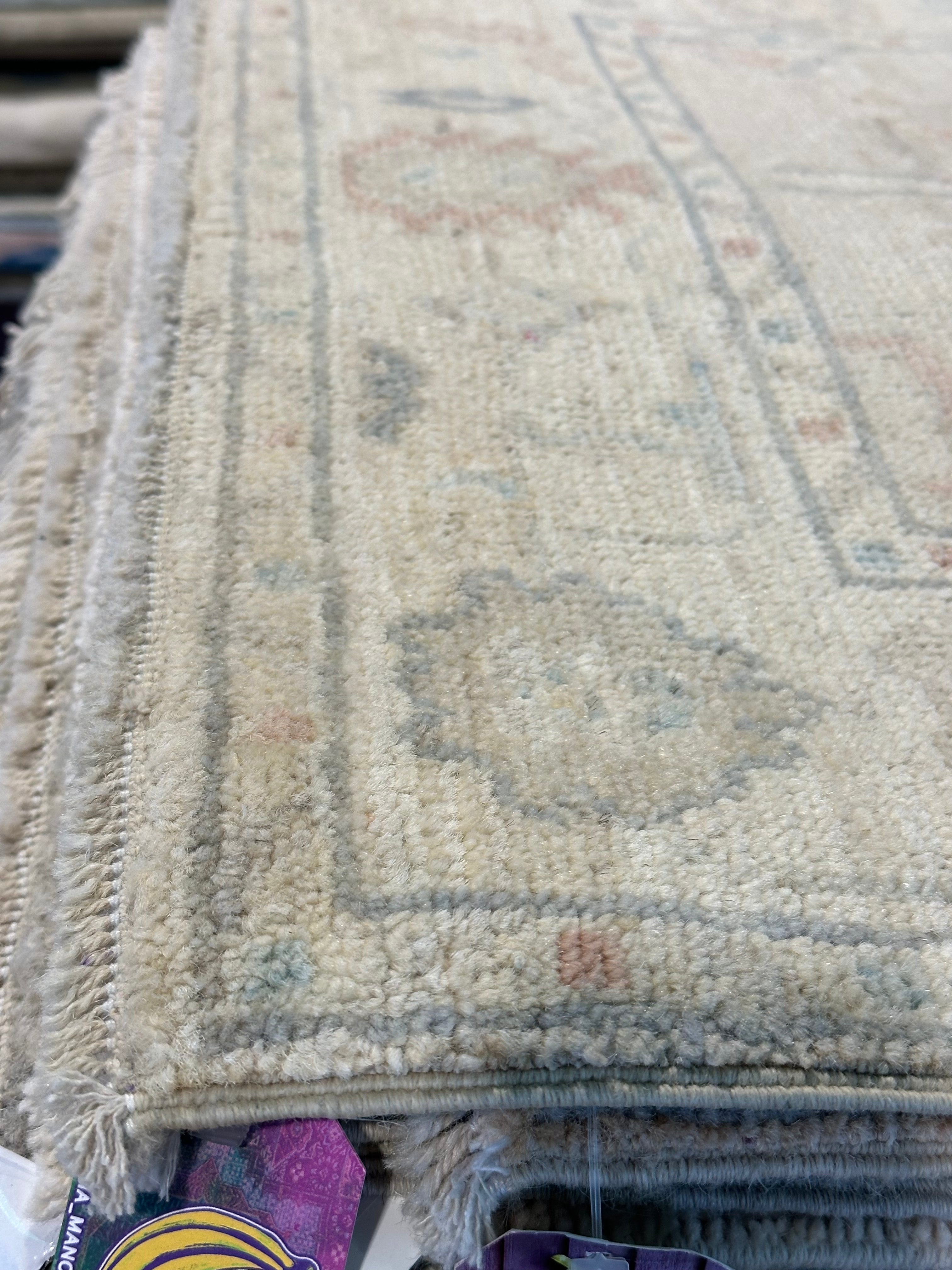 Melinda Clarke 2.7x4 Afghani Whitewashed Oushak