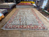 Jennifer Jason Leigh 5.11x9.1 Grey & Red Chobi Afghani Rug