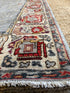 Jennifer Jason Leigh 5.11x9.1 Grey & Red Chobi Afghani Rug