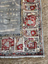 Jennifer Jason Leigh 5.11x9.1 Grey & Red Chobi Afghani Rug