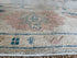 Ashley Comeau 7.6x9.9 Blue and Pink Whitewashed Afghani Oushak Rug