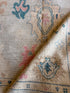 Ashley Comeau 7.6x9.9 Blue and Pink Whitewashed Afghani Oushak Rug