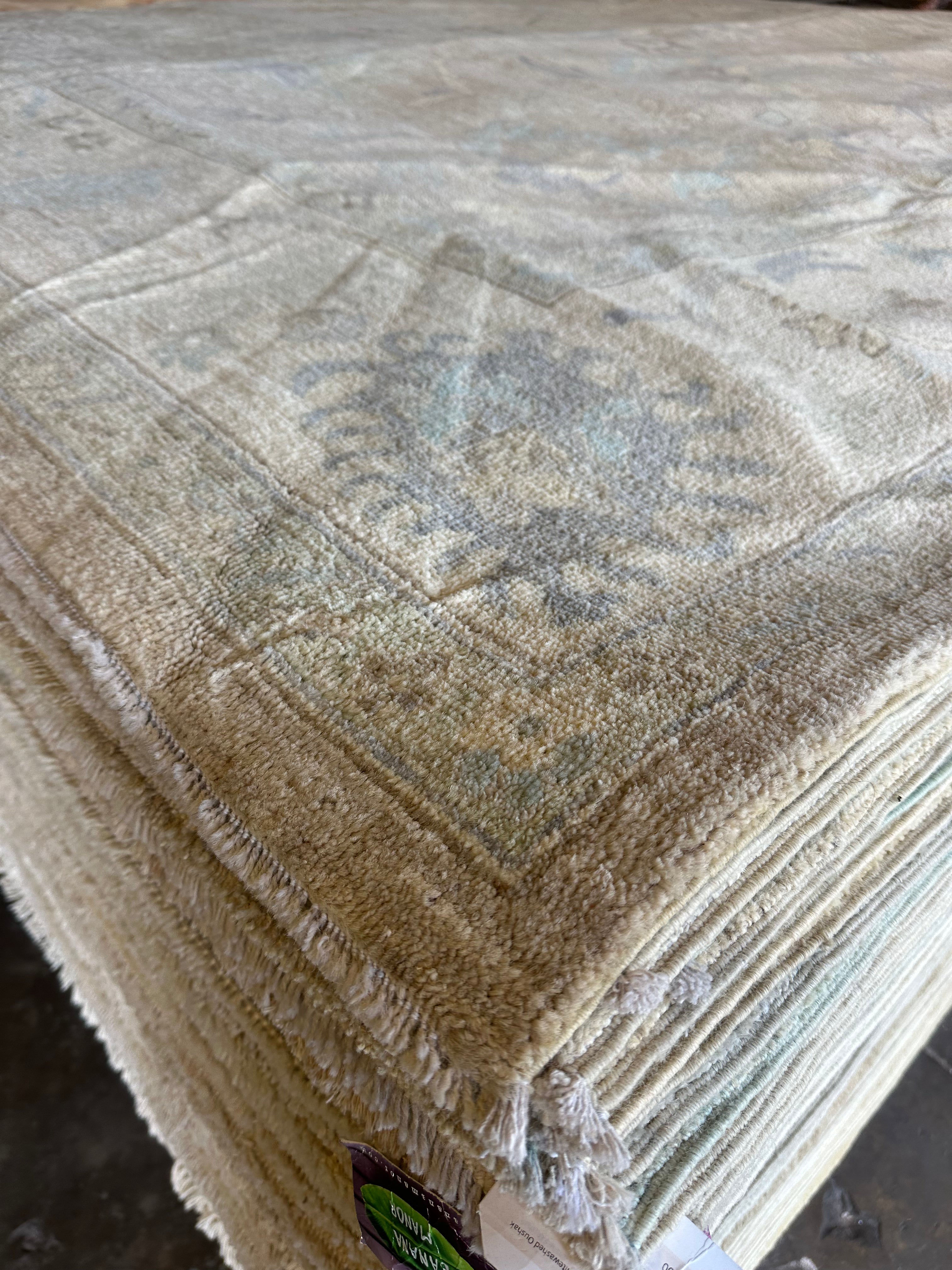 Kirstin Pierce 9.1x11.11 Afghani Whitewashed Oushak