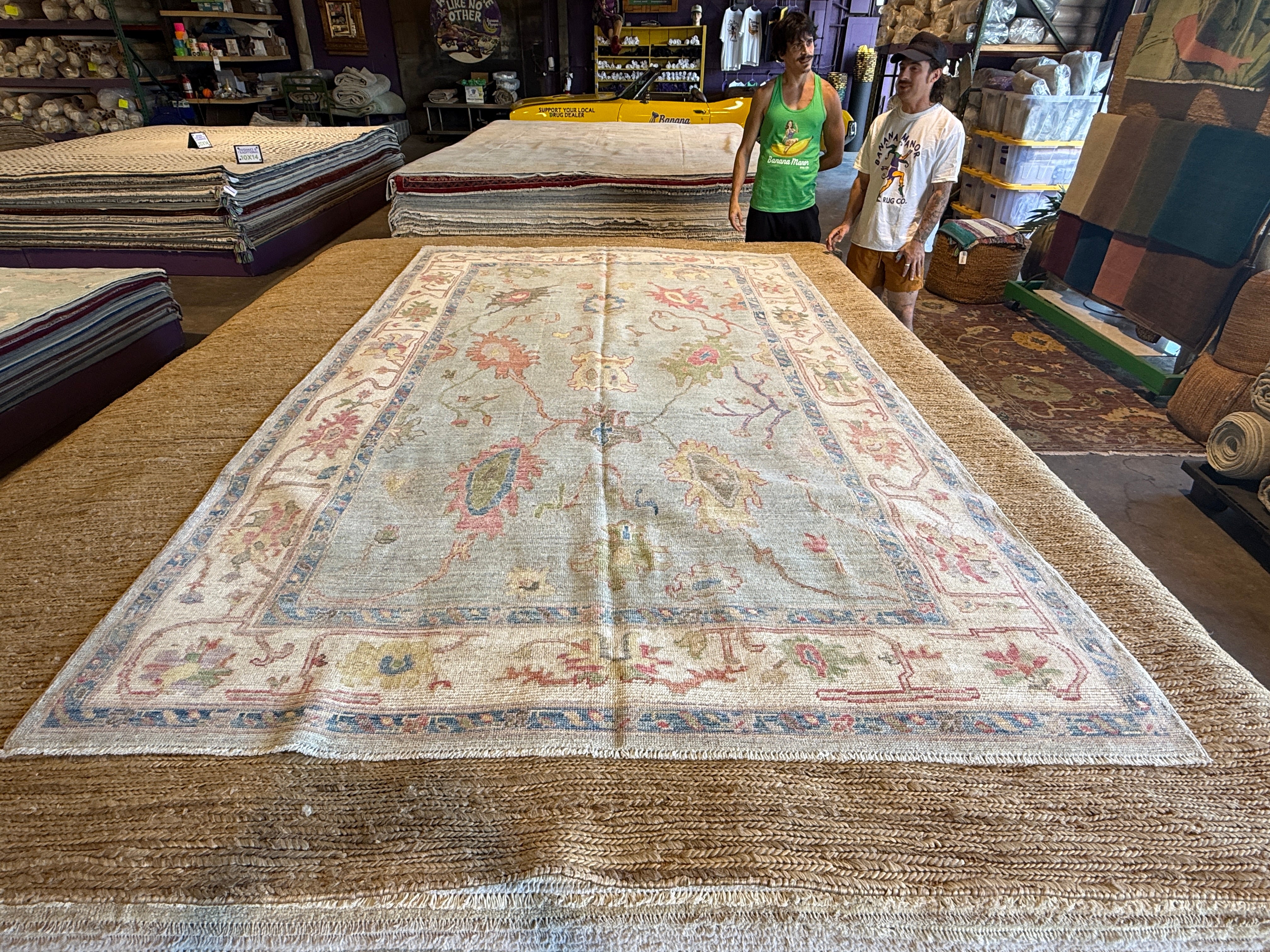 Kirsten Iversen 6.1x9.8 Colorful Afghani Oushak Rug