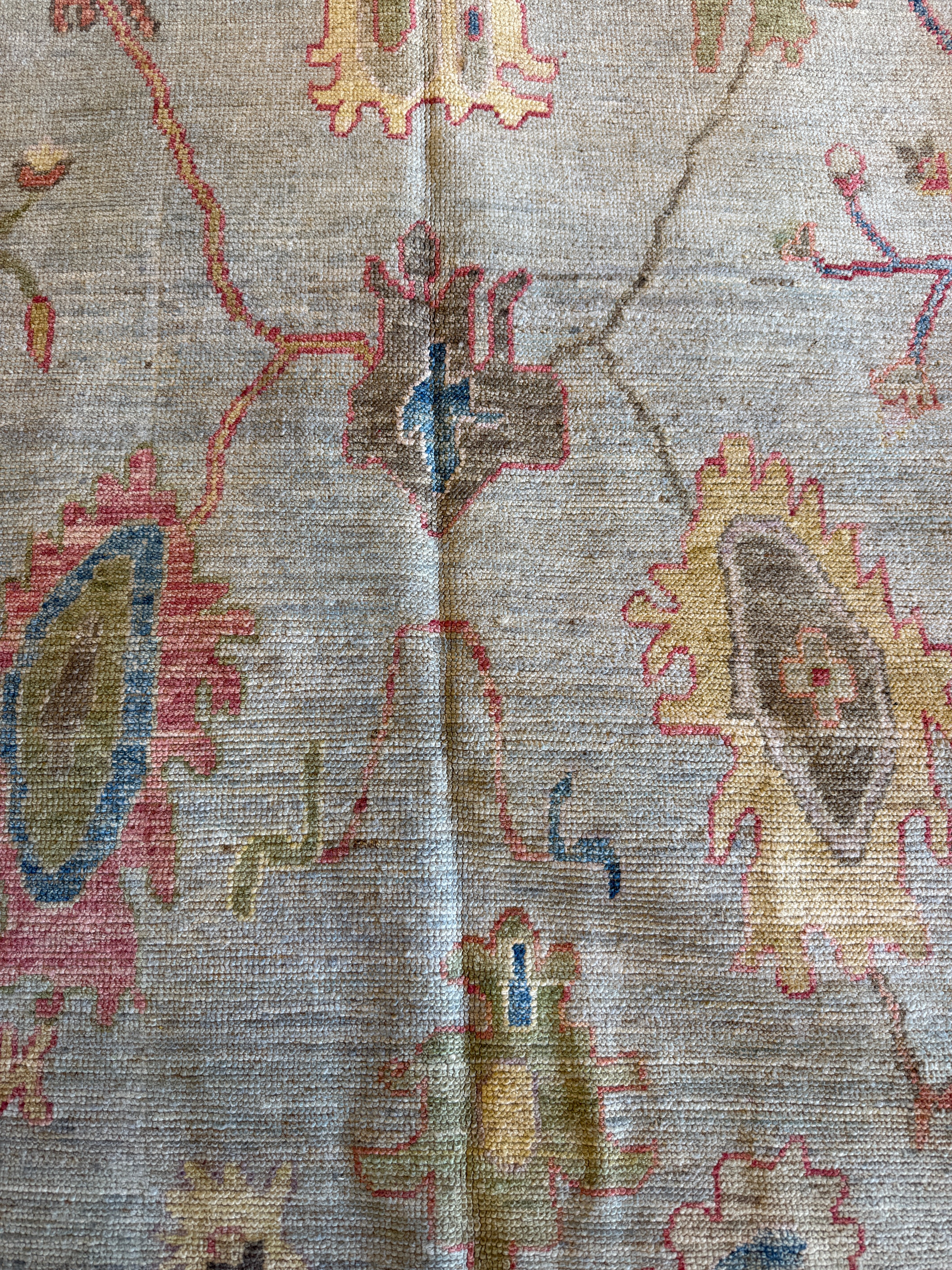 Kirsten Iversen 6.1x9.8 Colorful Afghani Oushak Rug