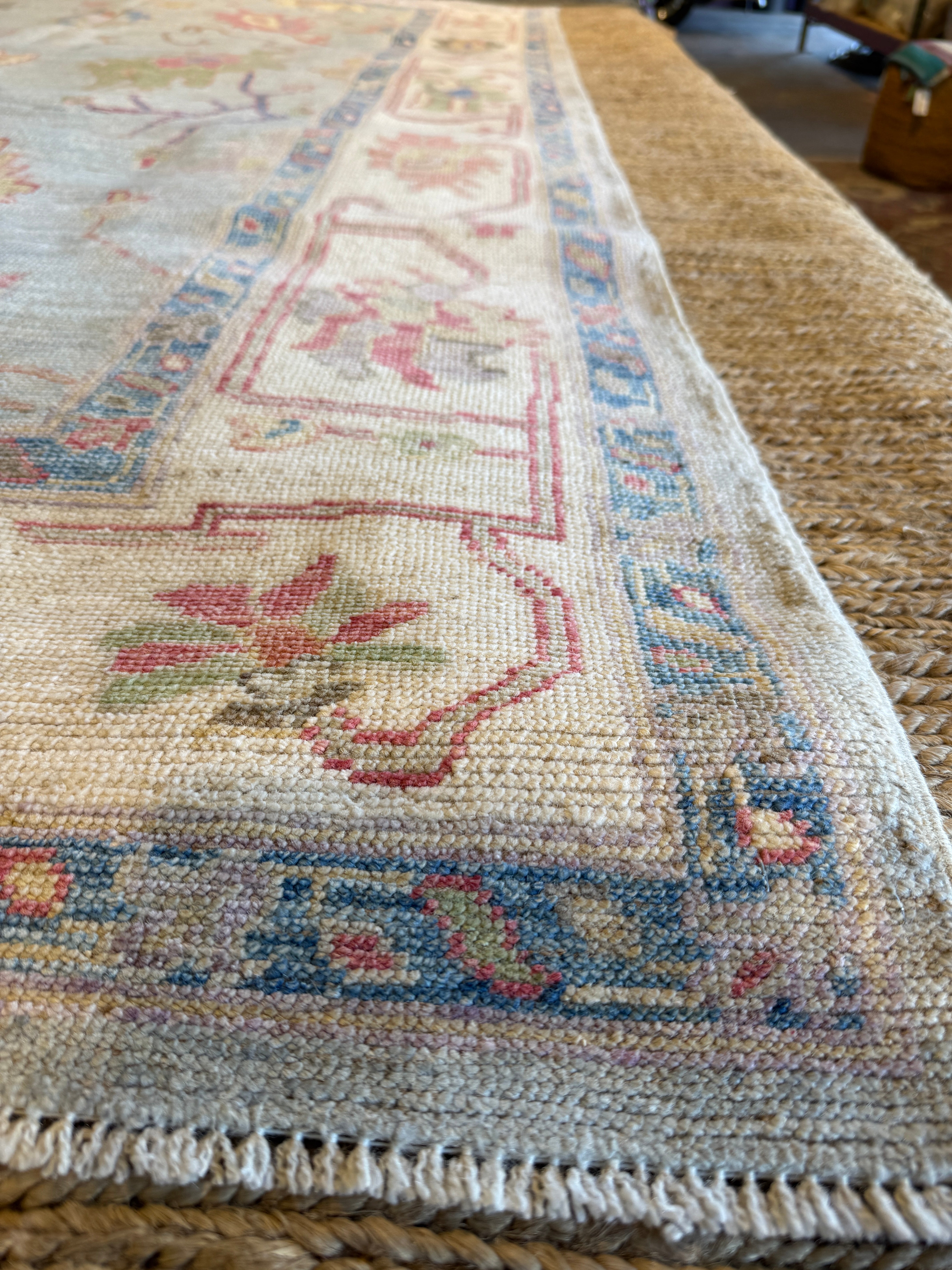 Kirsten Iversen 6.1x9.8 Colorful Afghani Oushak Rug
