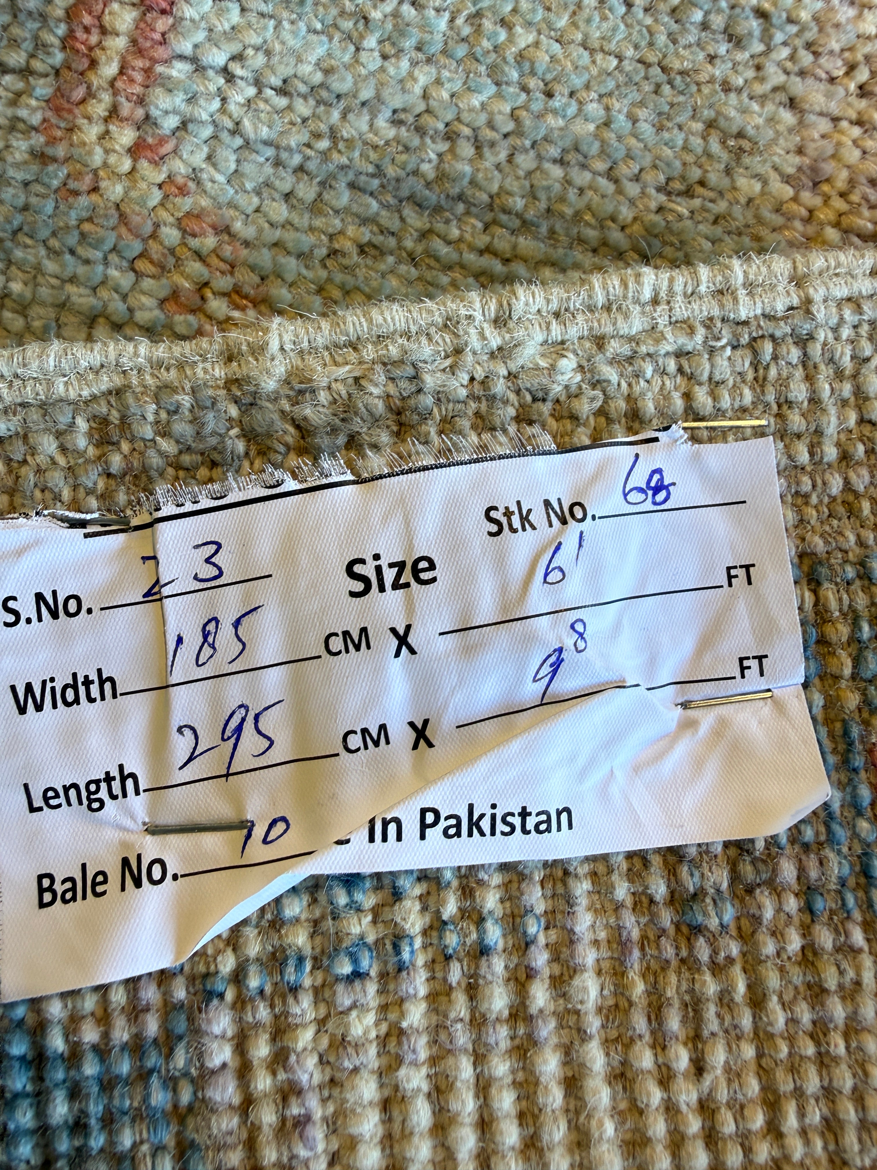 Kirsten Iversen 6.1x9.8 Colorful Afghani Oushak Rug