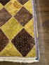 Bob Guiney 4x6 Hand-Knotted Modern Brown and Yellow