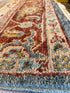 Scranton 7.9x10 Blue & Rust Hand-Knotted Serapi