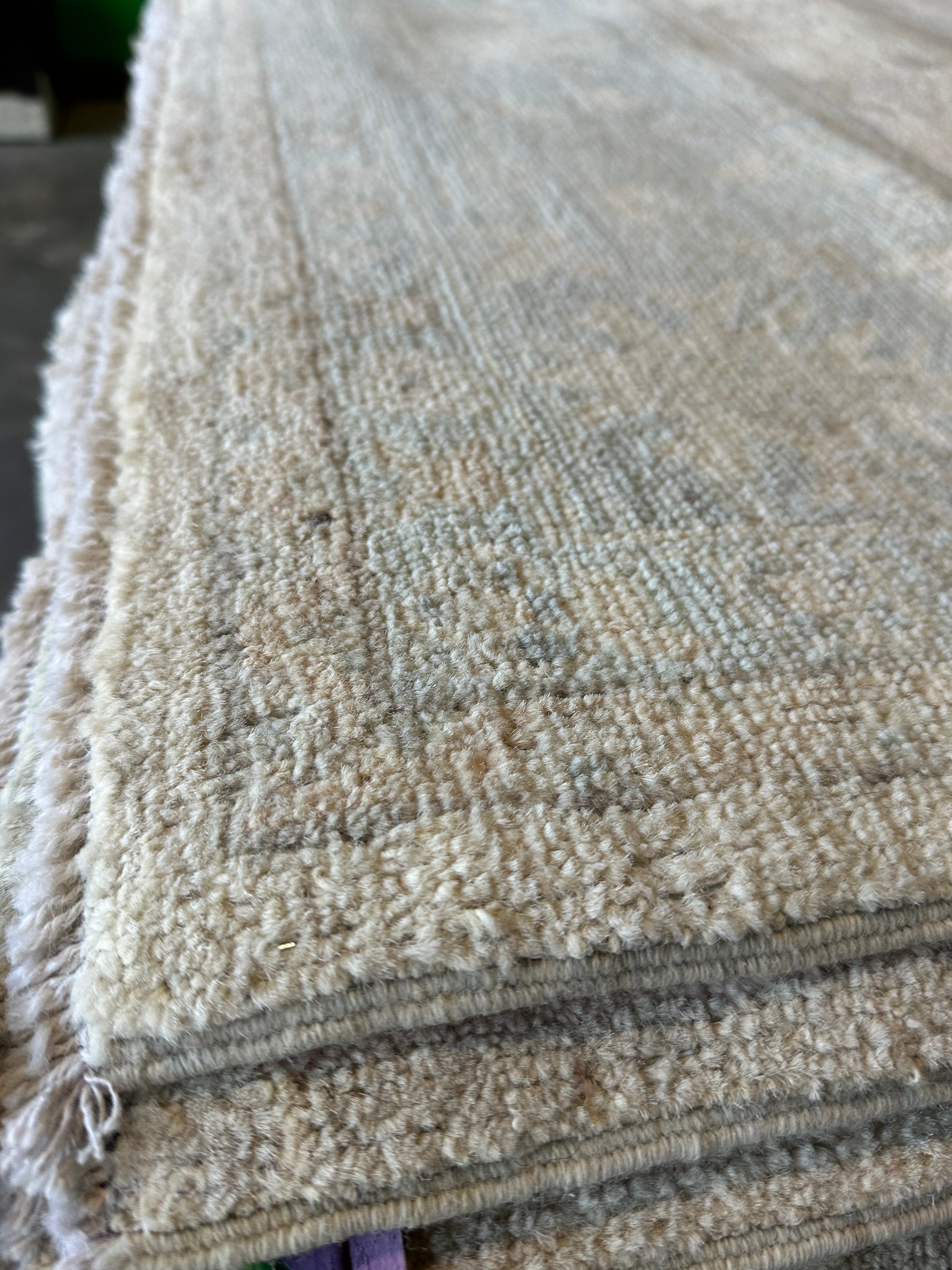 Paula Trickey 8.1x9.11 Afghani Whitewashed Oushak