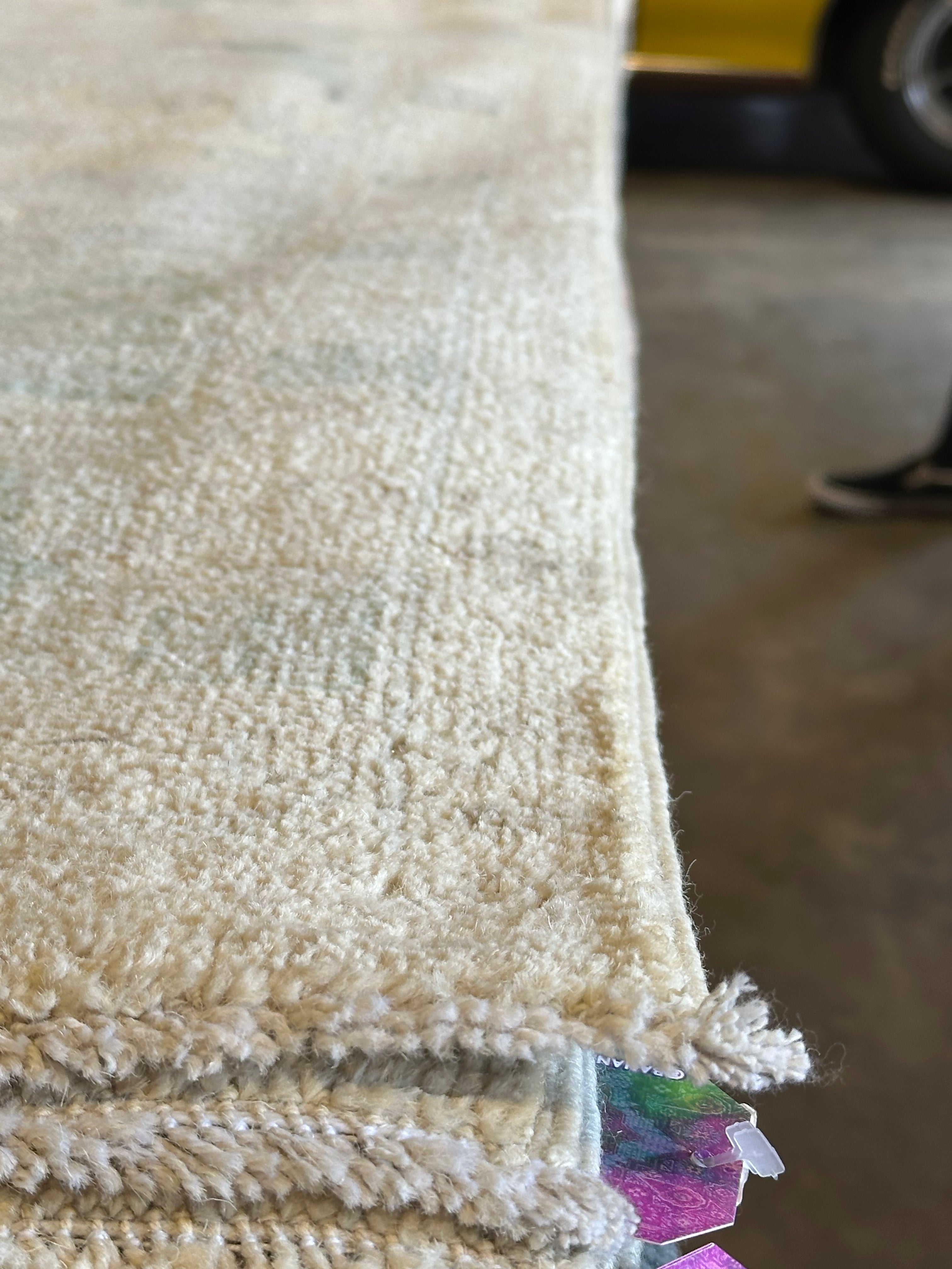 Carrie Ann Nagy 9.11x13.8 Afghani Whitewashed Oushak