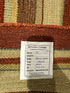 Tim 5.3x7.6 Hand-Woven Durrie Multi Colored Stripe