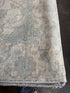 Paige Herschell 9.1x12.1 Blue & Cream Afghani Whitewashed Oushak