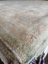 Karen Izaguirre 9.2x12.2 Cream & Green Afghani Whitewashed Oushak
