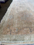 Karen Izaguirre 9.2x12.2 Cream & Green Afghani Whitewashed Oushak