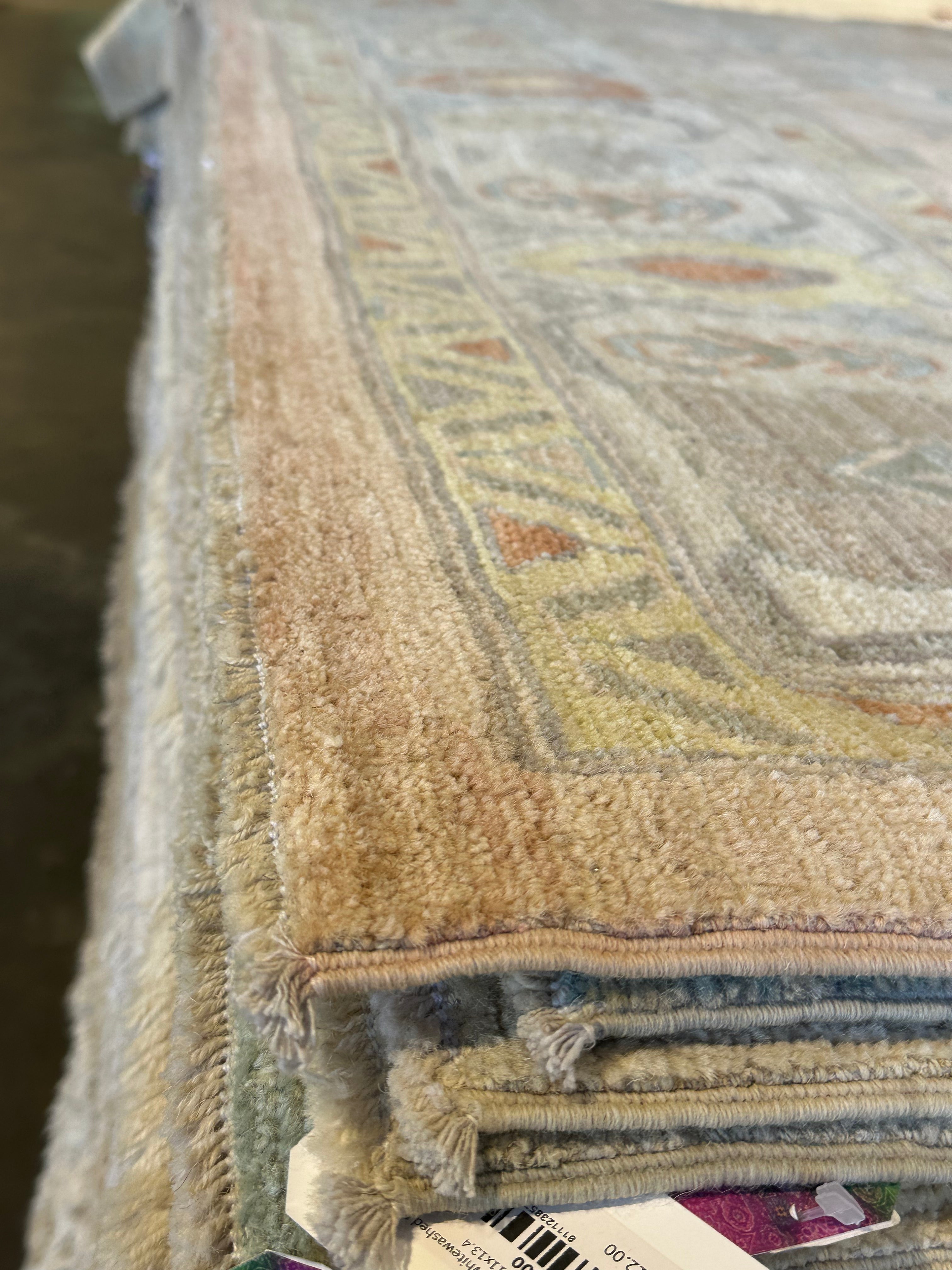 Bridgett Newton 9.11x13.11 Afghani Whitewashed Oushak