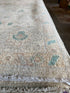 Fariha 9.1x12.1 Colorful Afghani Whitewashed Oushak