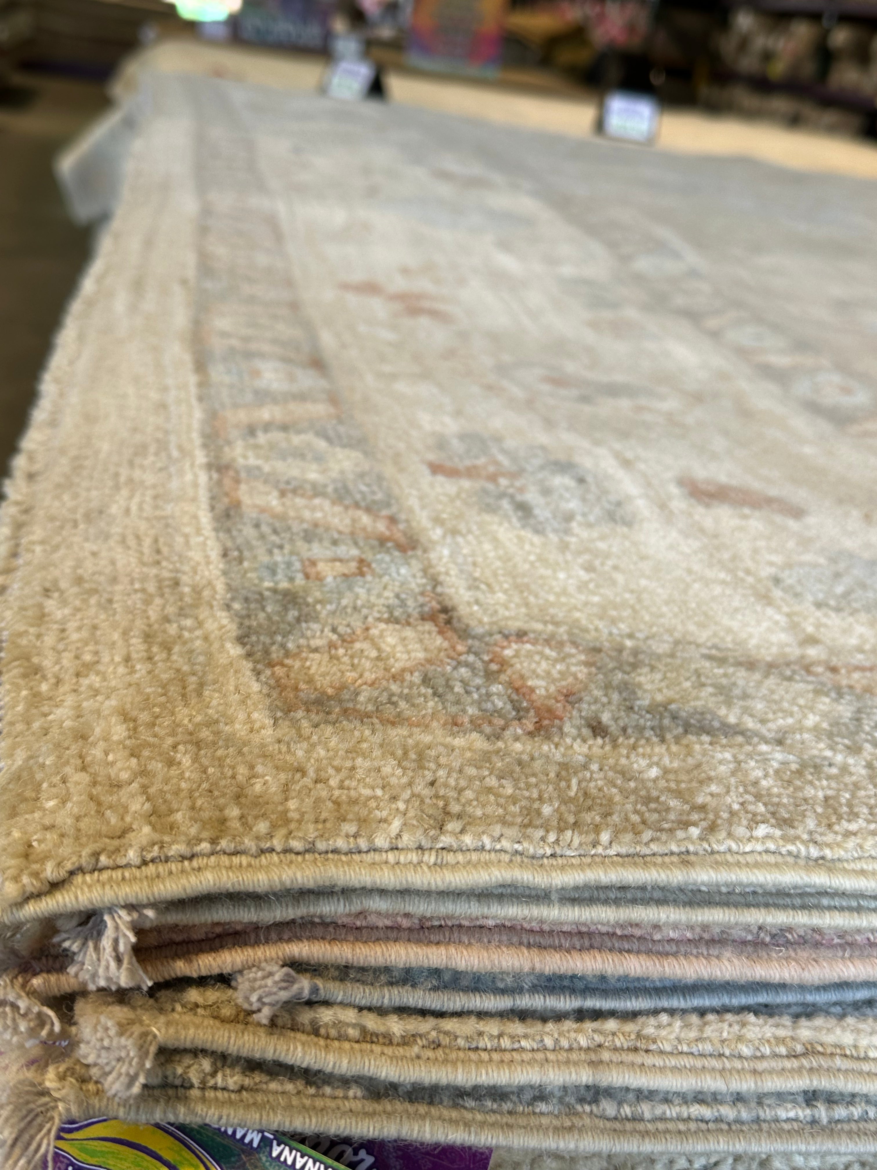 Chrissy Conway 10.2x13.8 Afghani Whitewashed Oushak