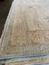 Lily Sondik 8.9x11.10 Light Blue Afghani Whitewashed Oushak