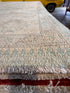 Michelle Lee 9.11x13.9 Blue Afghani Whitewashed Oushak