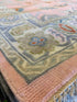 Hilary McCormack 8x10 Pink Hand-Knotted Oushak