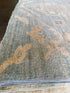 Angela Weintraub 9.3x11.11 Blue Afghani Whitewashed Oushak