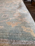 Angela Weintraub 9.3x11.11 Blue Afghani Whitewashed Oushak
