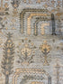 Michelle Ruben 8x10 Grey Hand-Knotted Oushak Rug