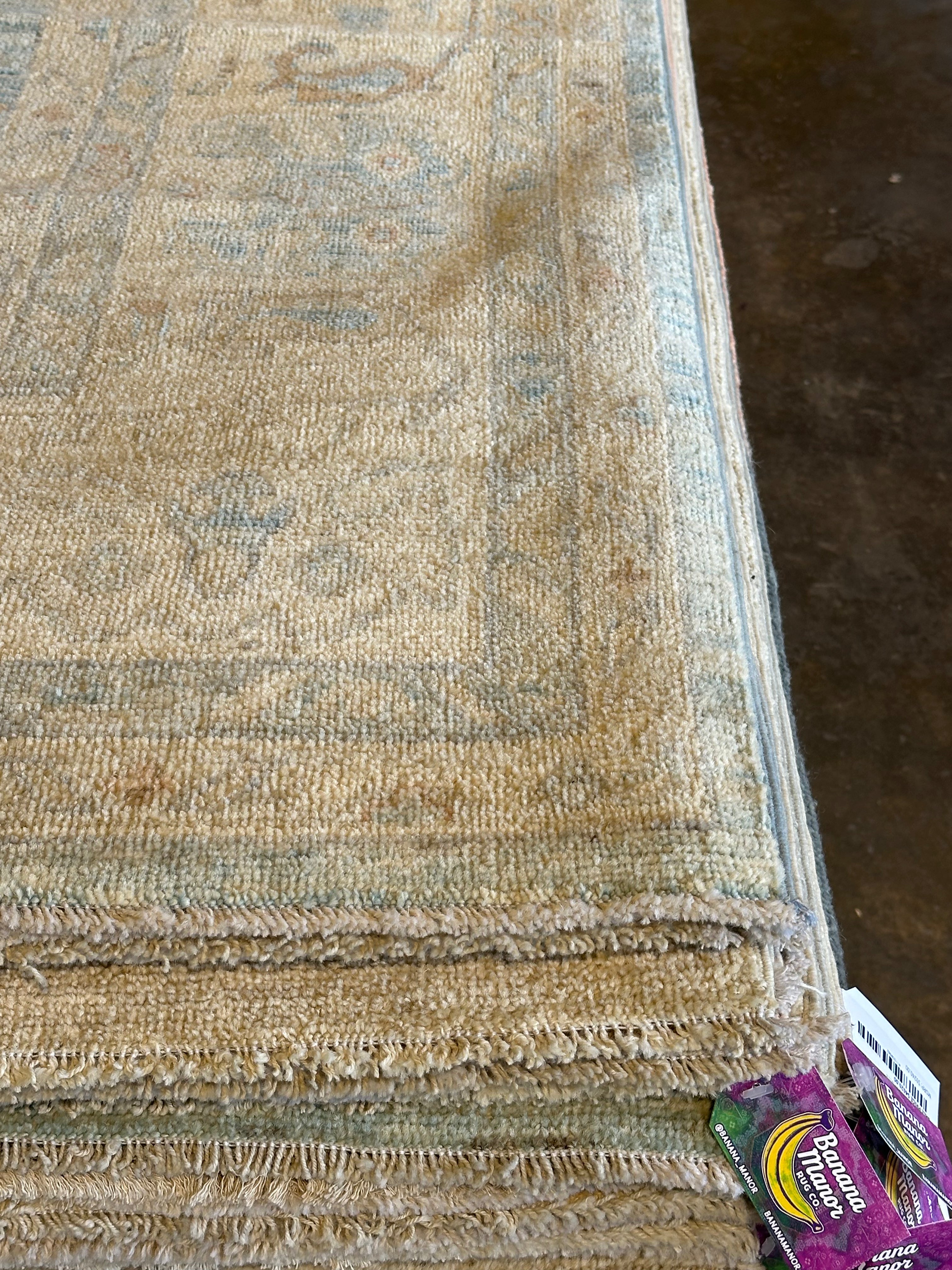 Rachel Hoffman 9.9x13.11 Afghani Whitewashed Oushak