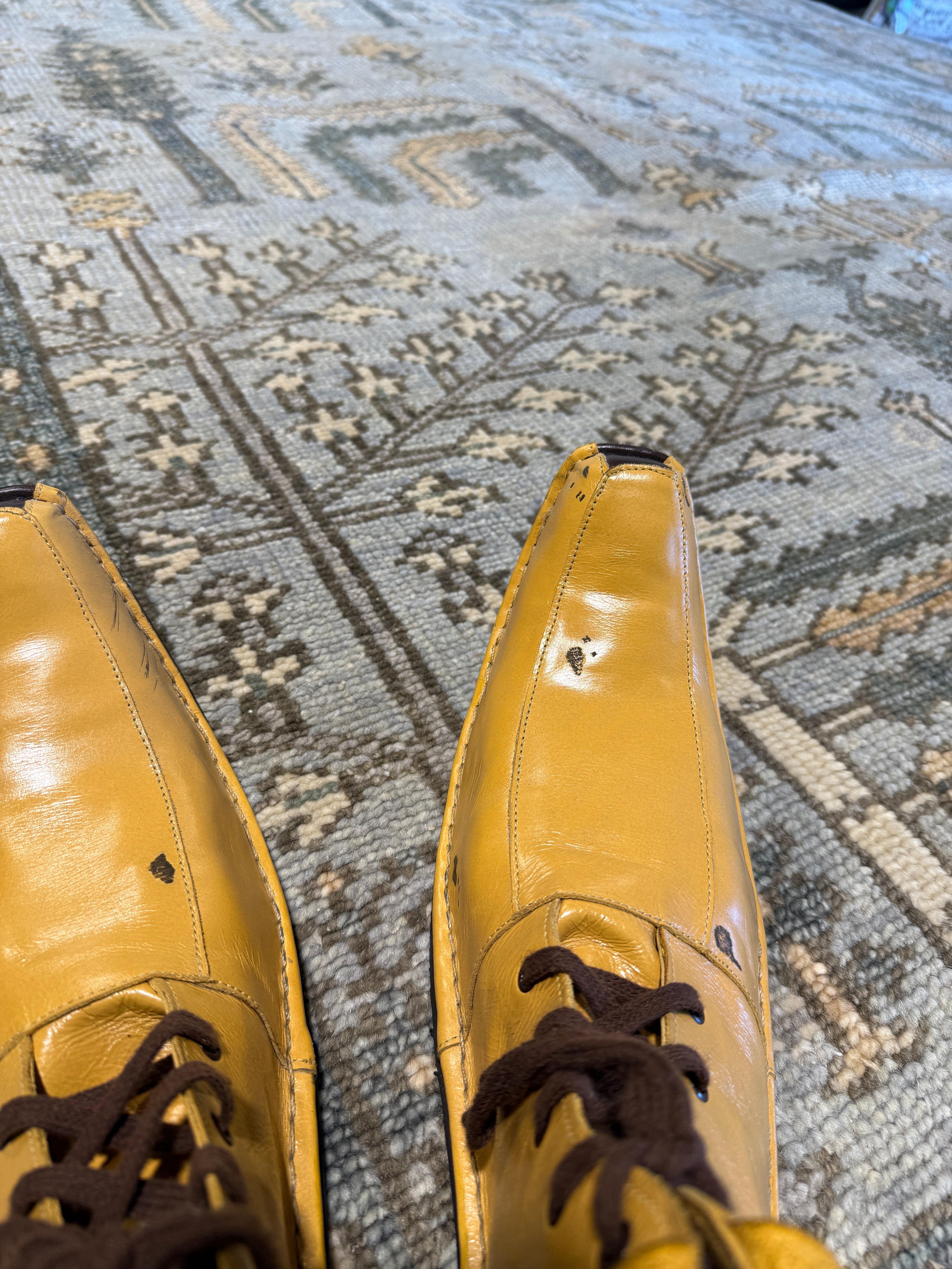 Michelle Ruben 8x10 Grey Hand-Knotted Oushak Rug