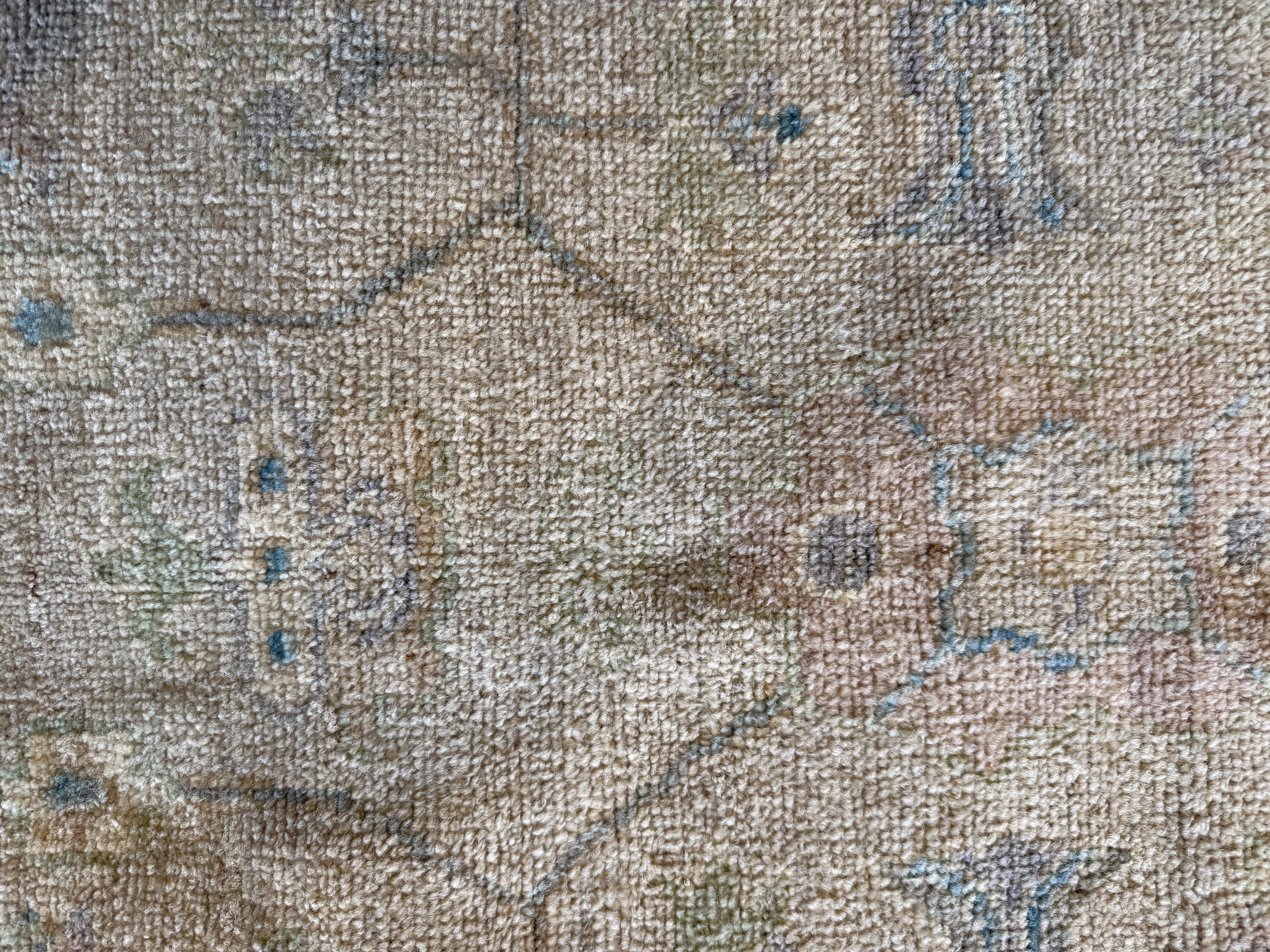 Isabel 2.9x4.2 Colorful Afghani Whitewashed Oushak