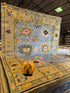 Jill Ireland 8.3x10 Blue & Beige Hand-Knotted Oushak