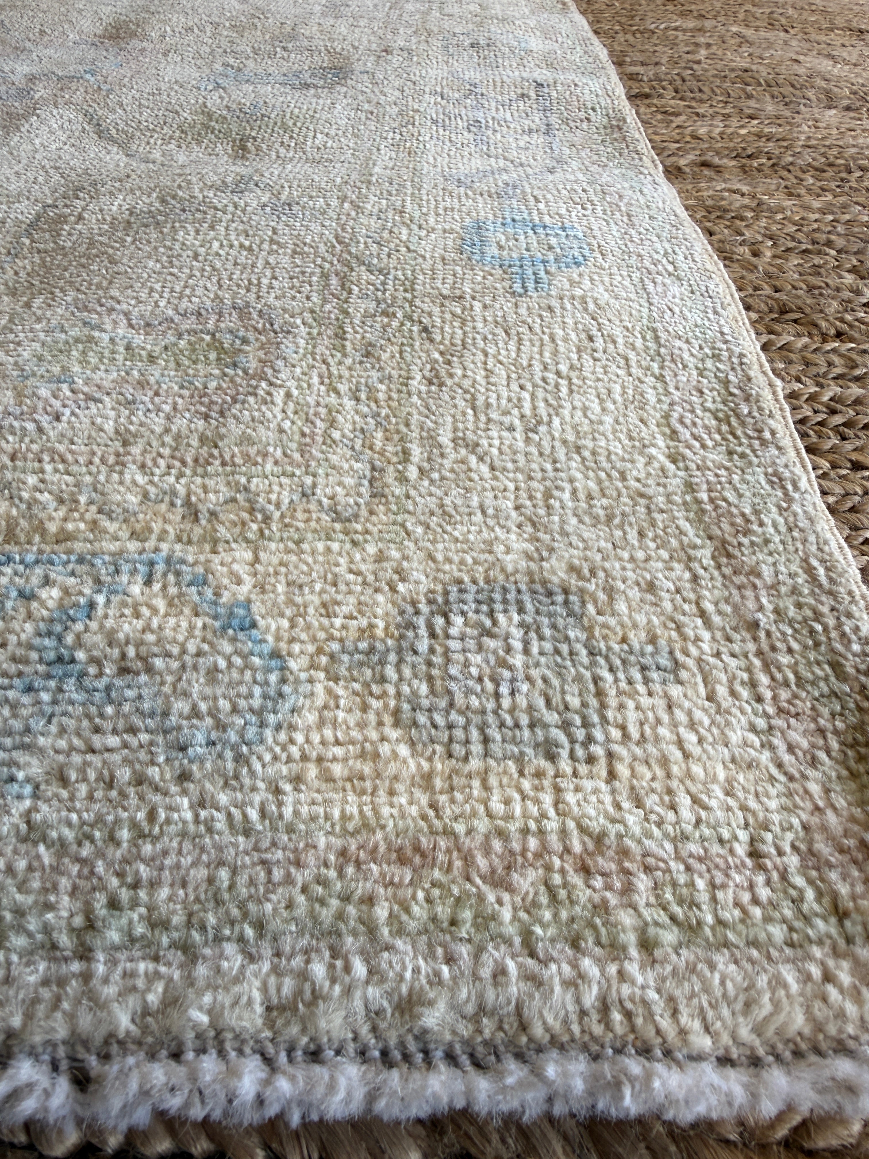 Isabel 2.9x4.2 Colorful Afghani Whitewashed Oushak