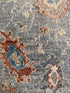 Kate Lanier 2x2.11 Blue Afghani Whitewashed Oushak