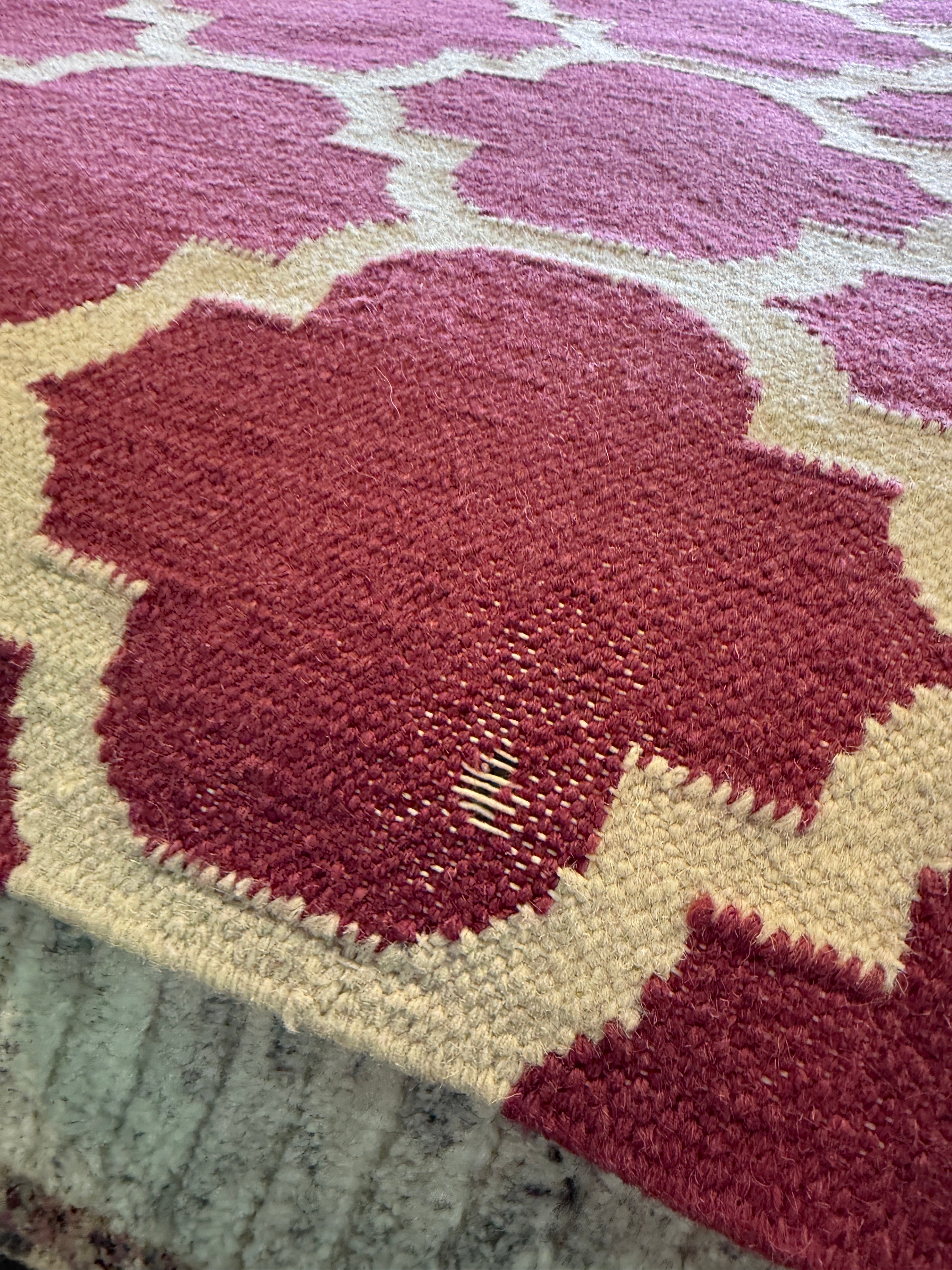 Tilghman 10x12.9 Durrie Rug 80% off CLEARANCE
