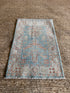Kaitlyn Meade 2x2.11 Blue Afghani Whitewashed Oushak