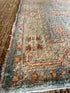 Kaitlyn Meade 2x2.11 Blue Afghani Whitewashed Oushak